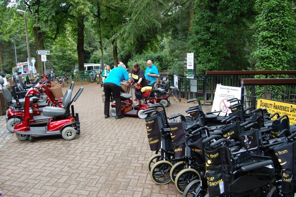 Wheelchairs and scooters for hire